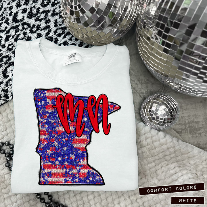 RWB States DTF Print