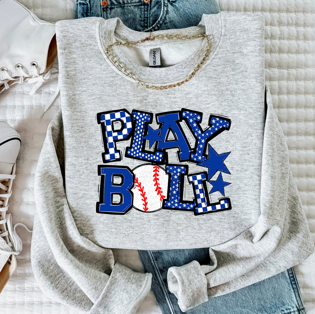 Play Ball Baseball DTF Print