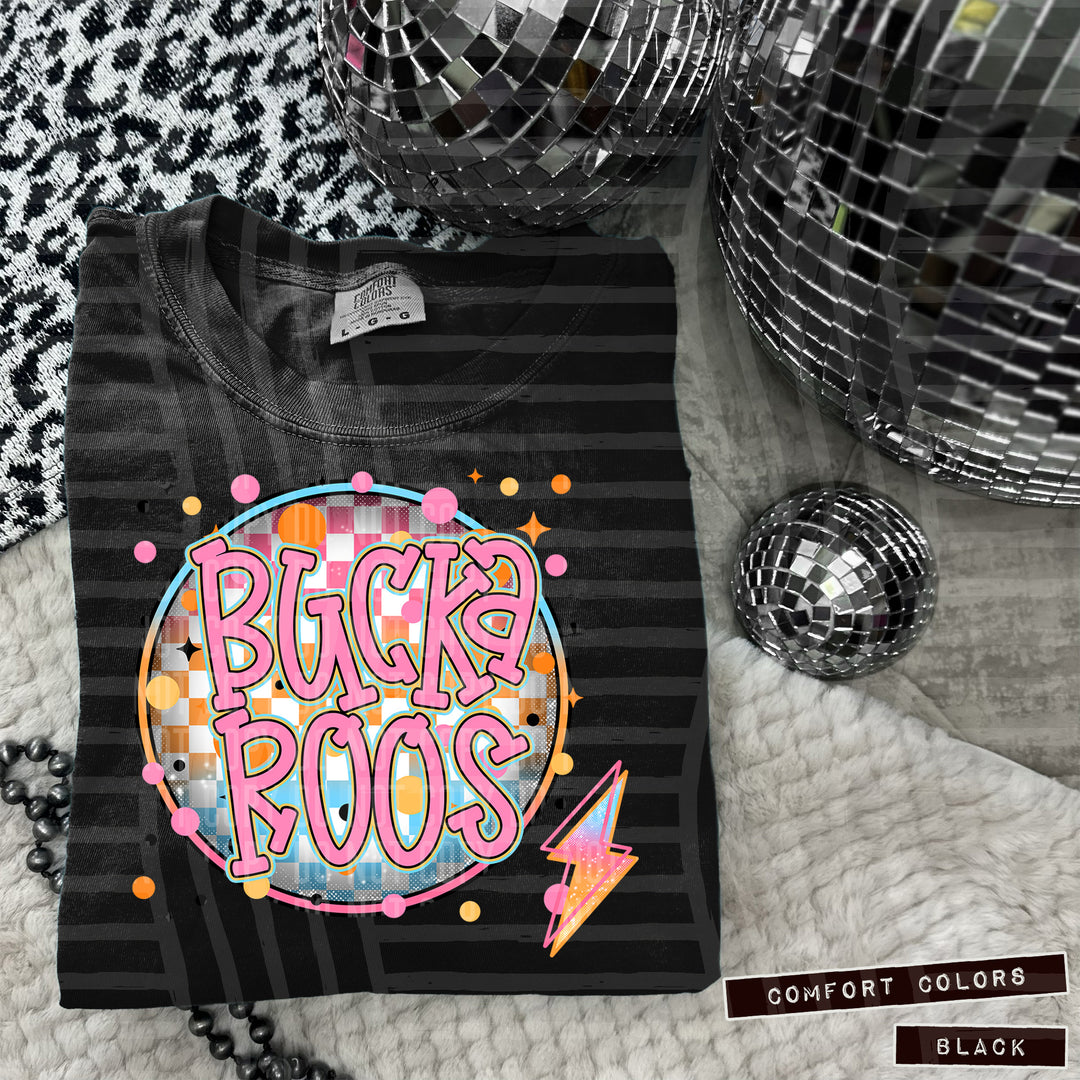 Neon Bright Circle DTF Print