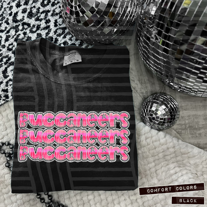 Pink Triple Stacked DTF Print