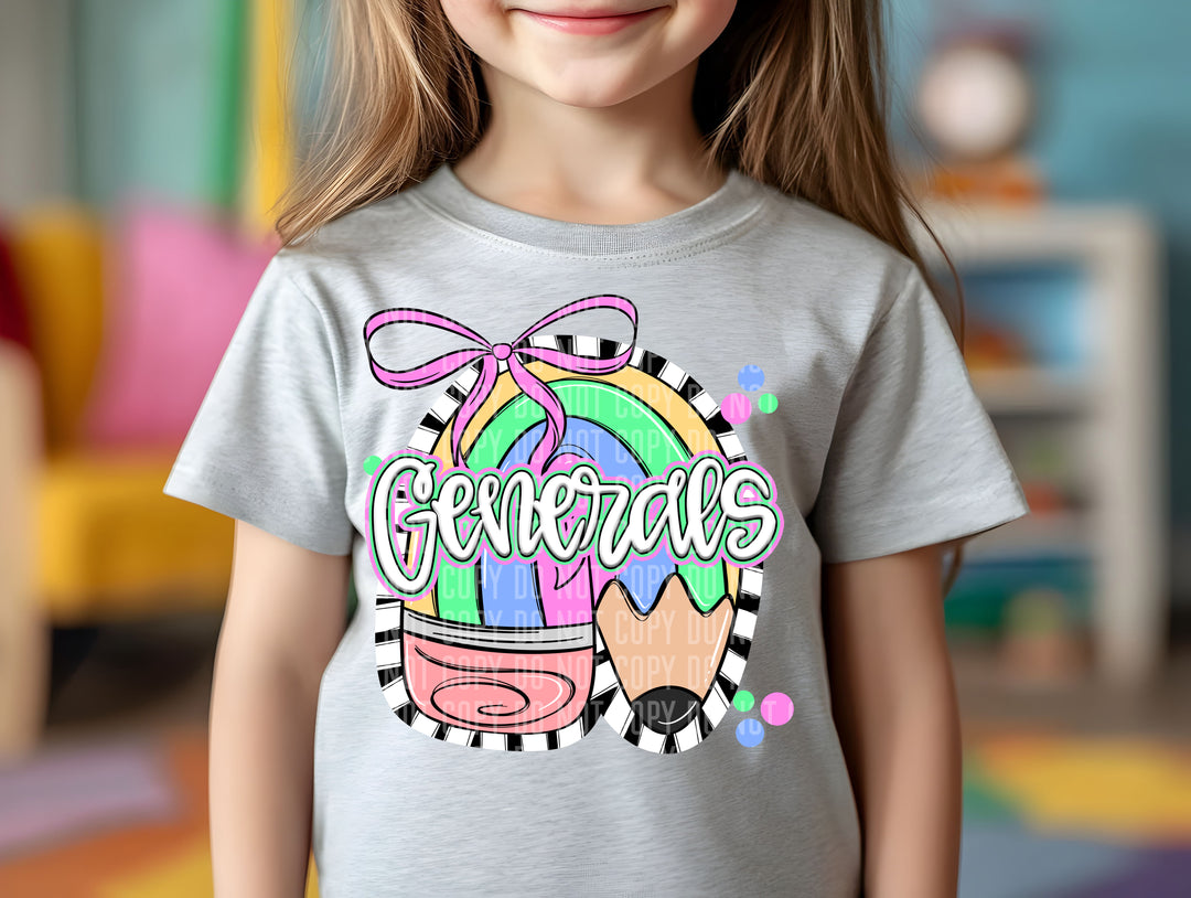 Preppy Pencil DTF Print