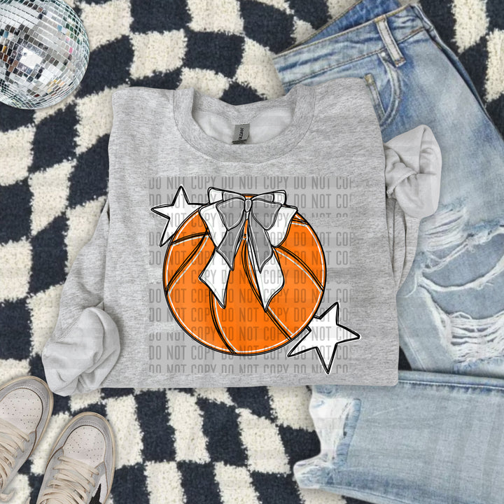 Basketball Bow DTF Print