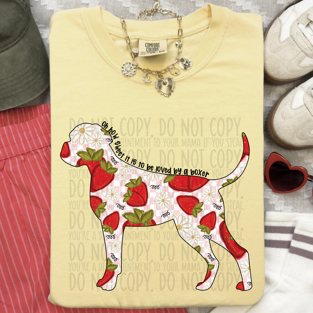 How Sweet Dog DTF Print