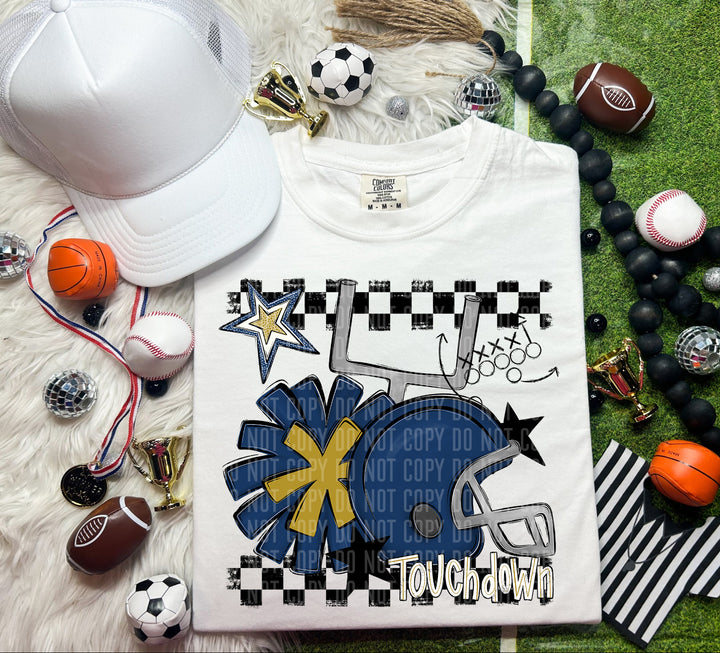Helmet Pom Colors DTF Print