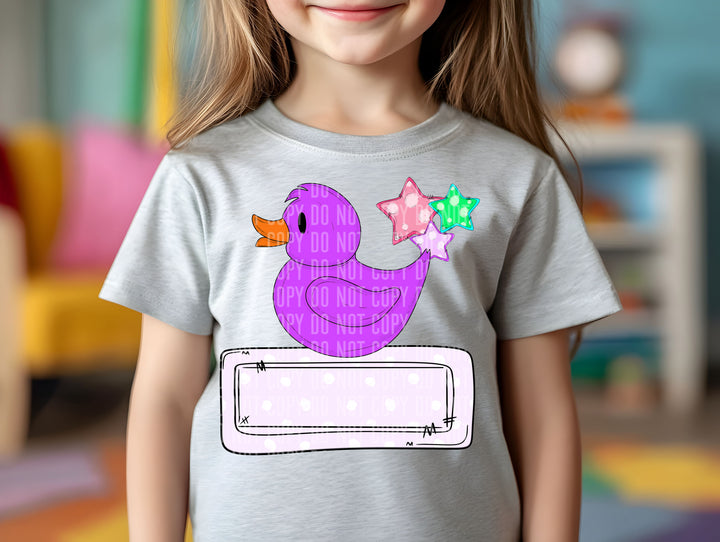 Kids Name Plates DTF Print