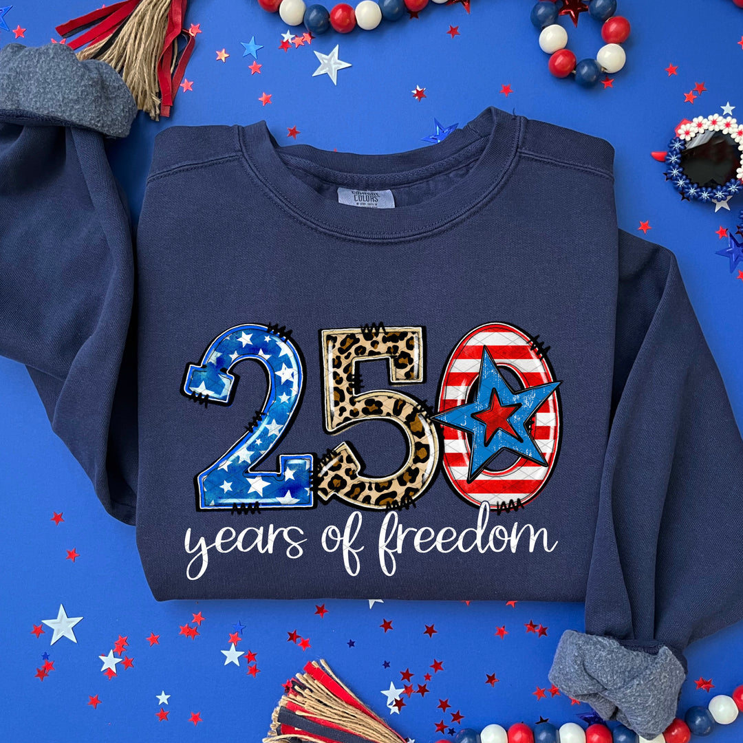 250 Years Of Freedom DTF Print