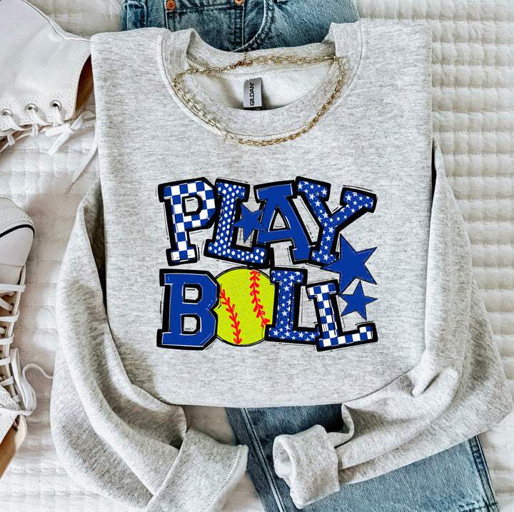 Play Ball Softball DTF Print