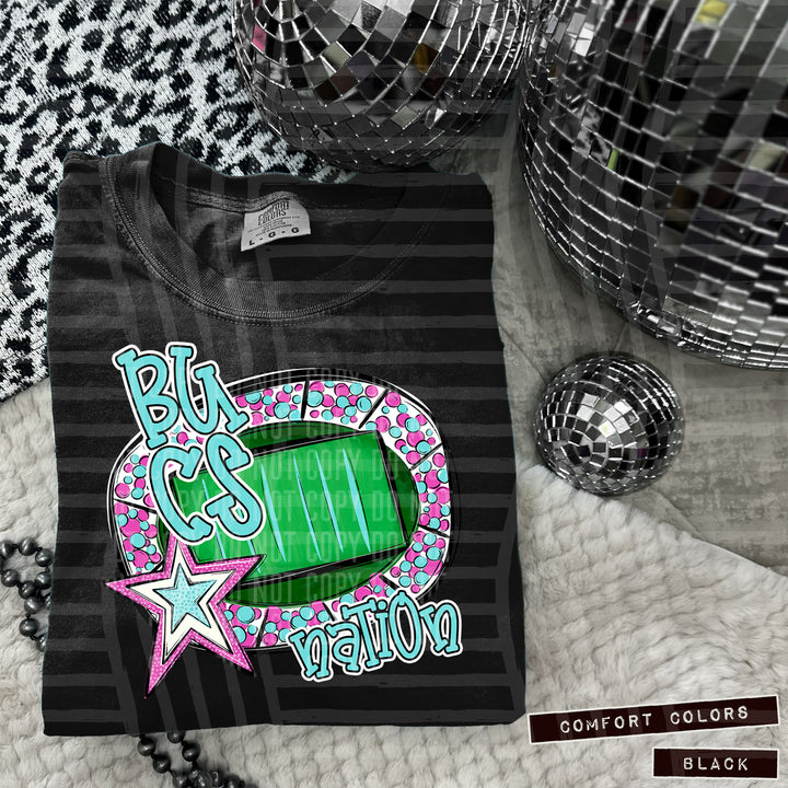 Preppy Stadium Nation DTF Print