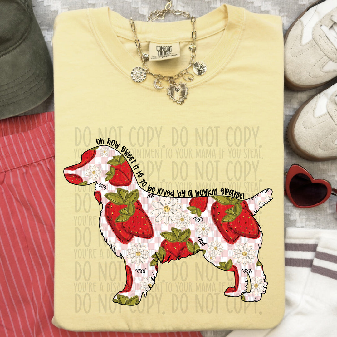 How Sweet Dog DTF Print