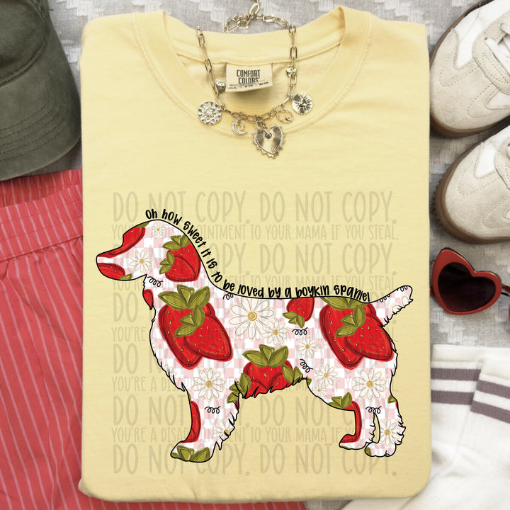 How Sweet Dog DTF Print