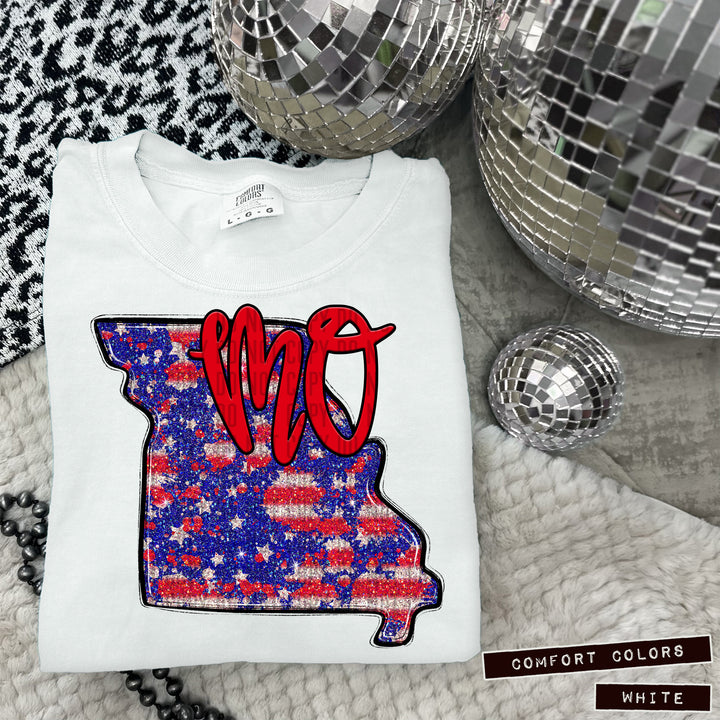 RWB States DTF Print
