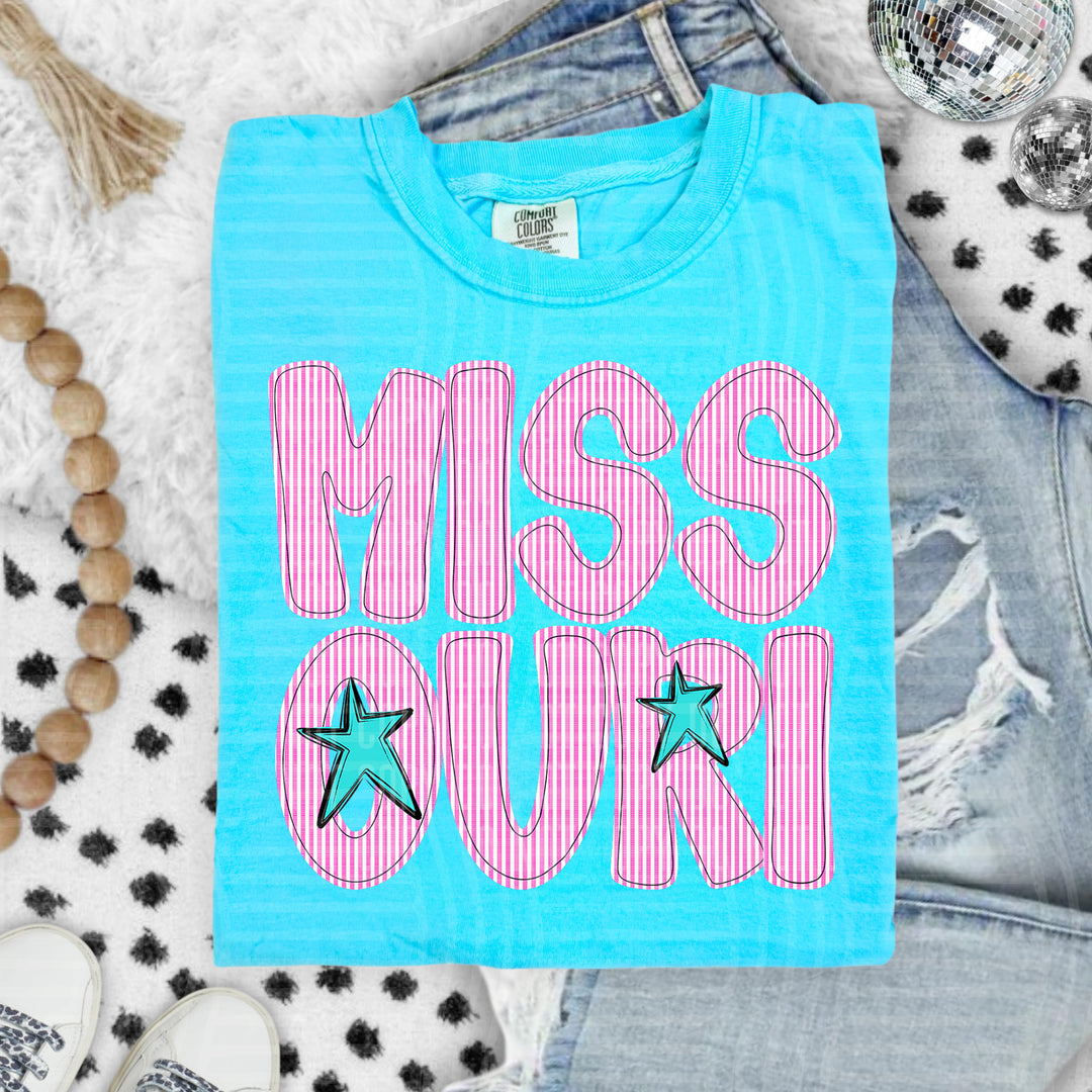 Seersucker States DTF Print