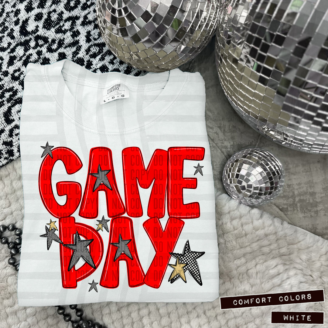 Game Day Checkmate DTF Print