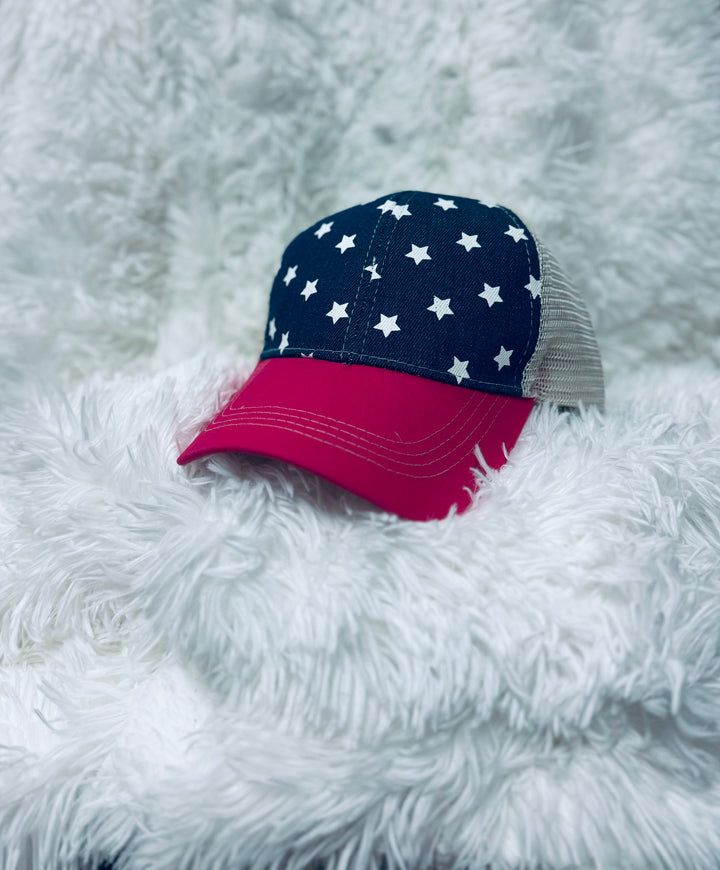 Patriotic Americana Crossback Hat