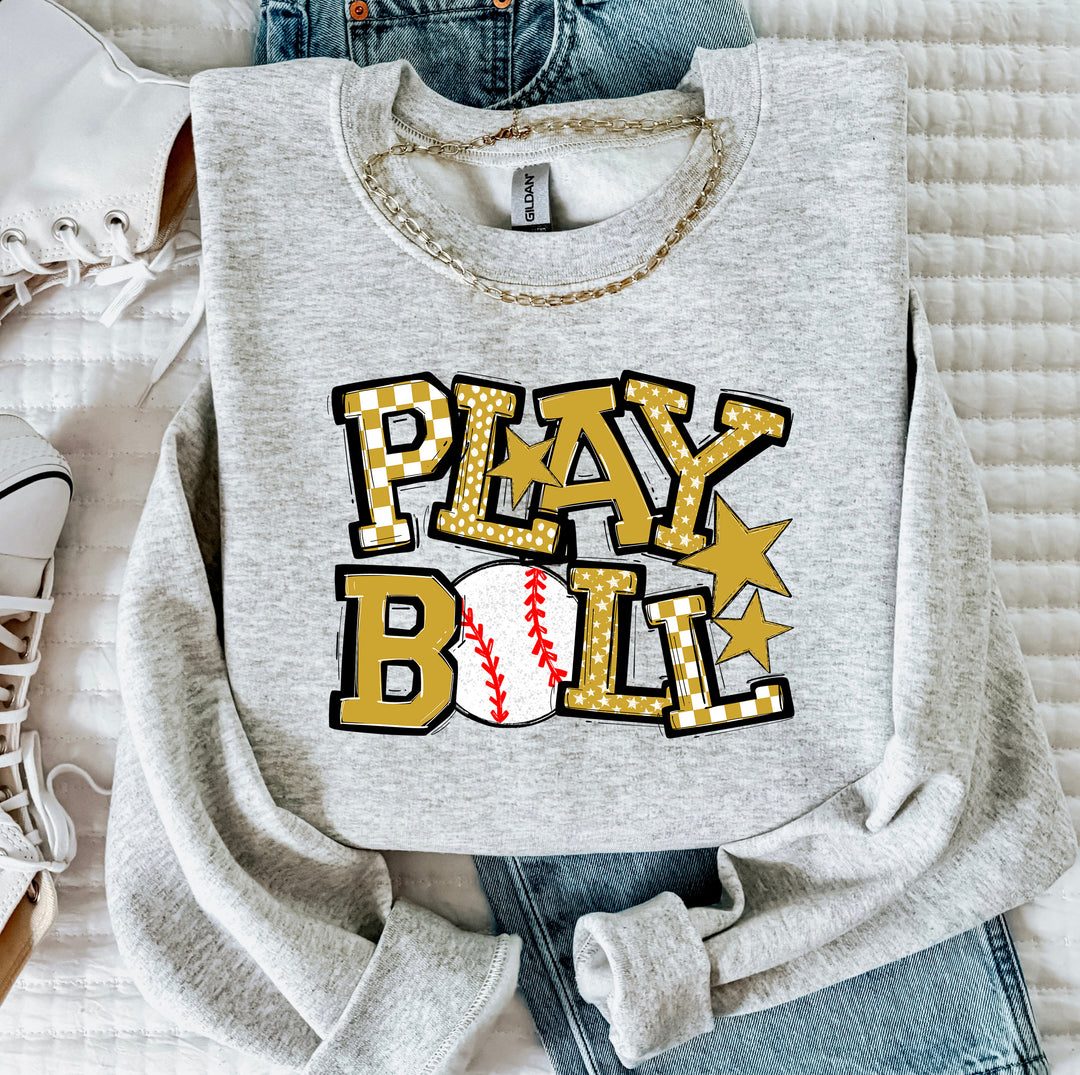 Play Ball Baseball DTF Print