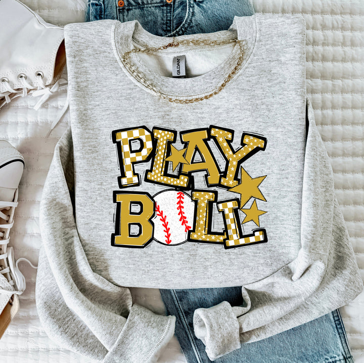 Play Ball Baseball DTF Print