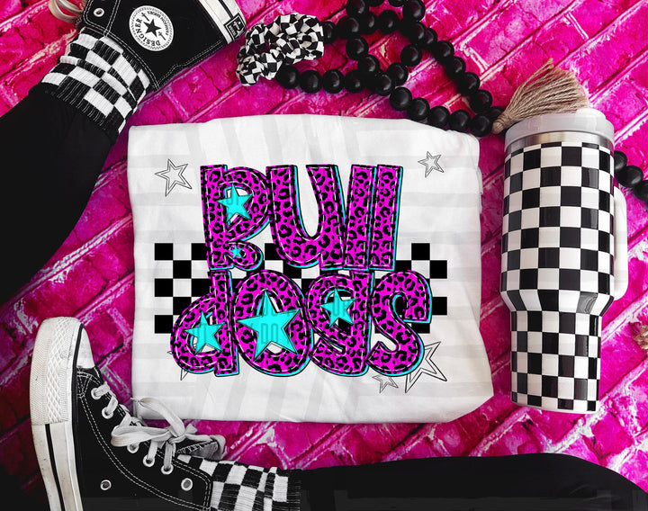 Pink Neon Leopard DTF Print