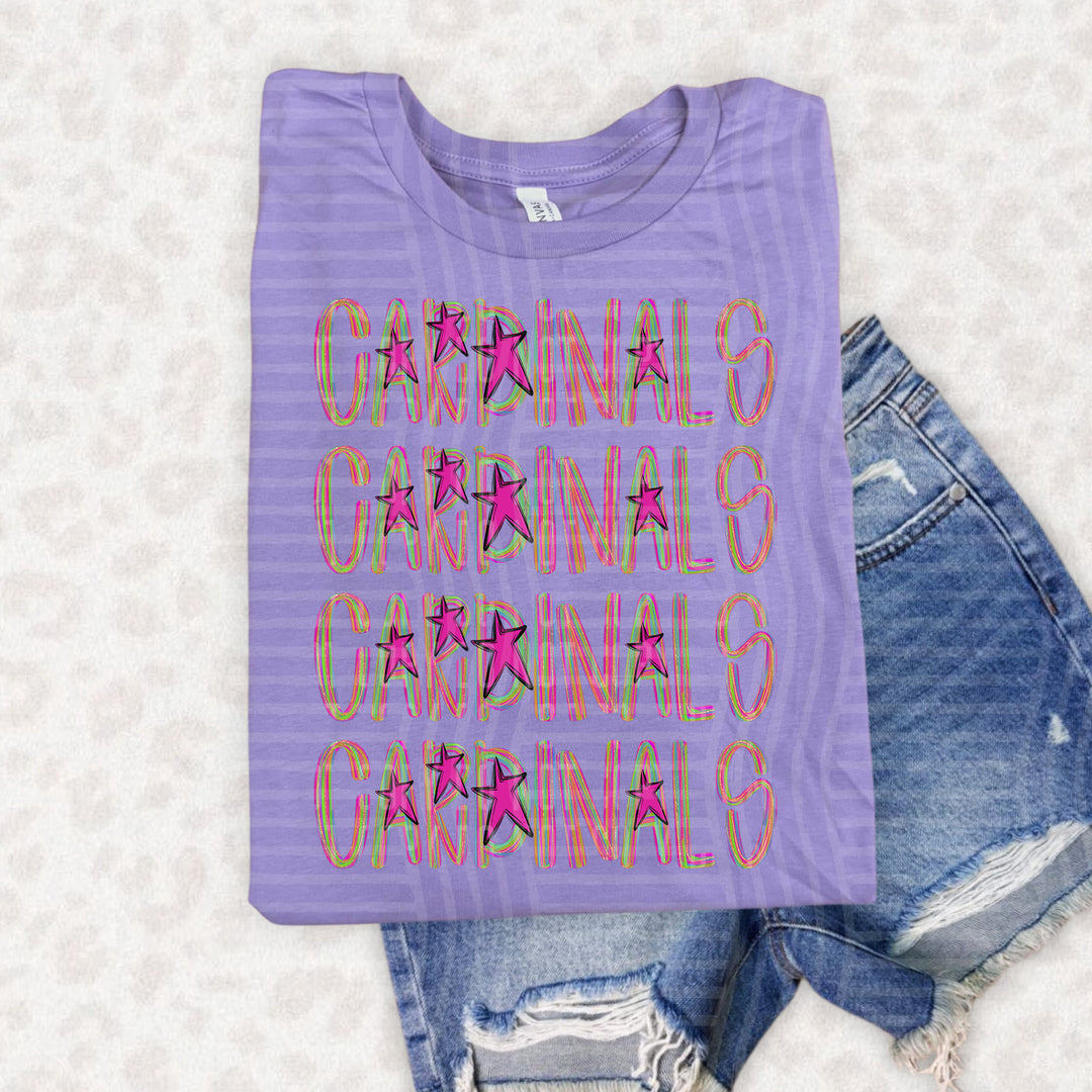 Brushstroke Quad DTF Print