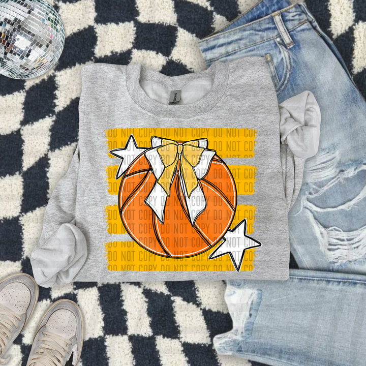 Basketball Bow DTF Print