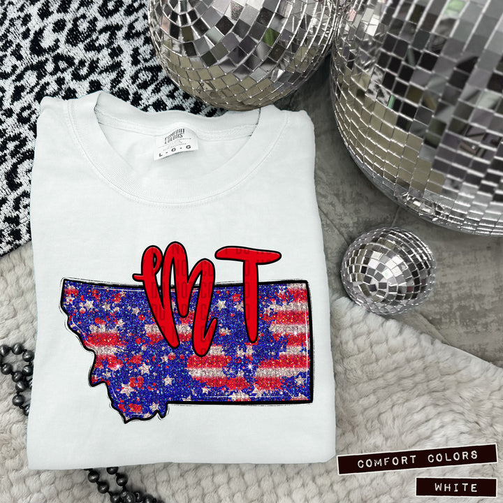 RWB States DTF Print