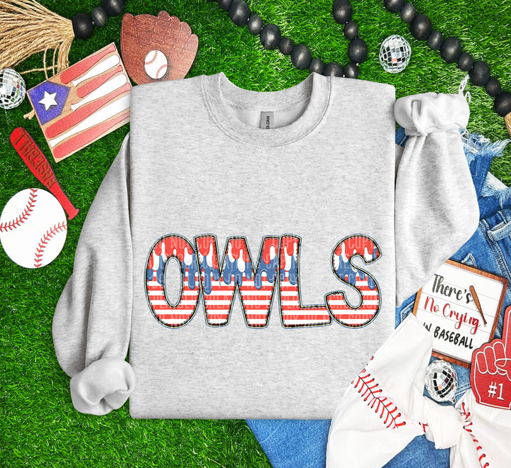 RWB Drip Mascots DTF Print