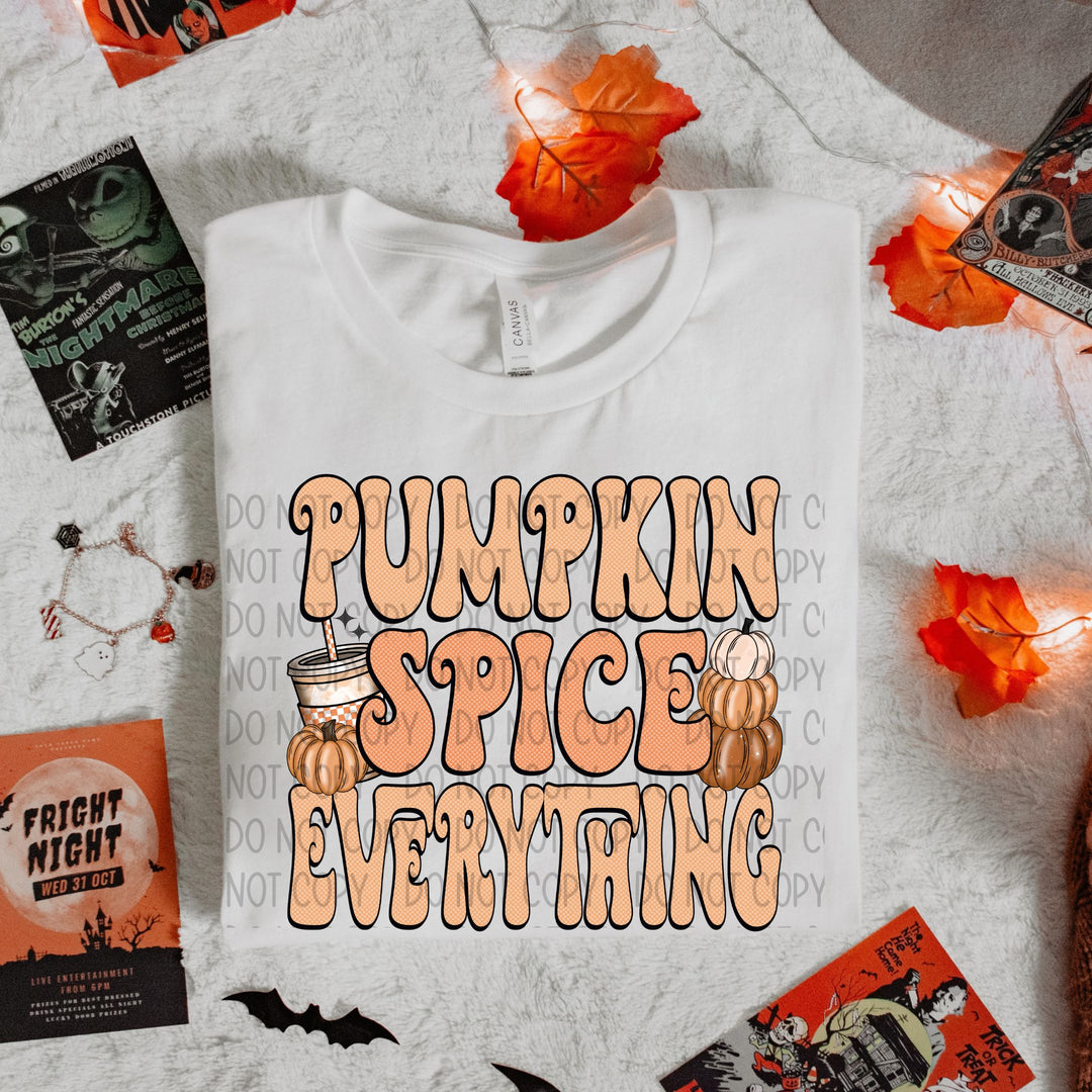 Pumpkin Spice Everything DTF Print