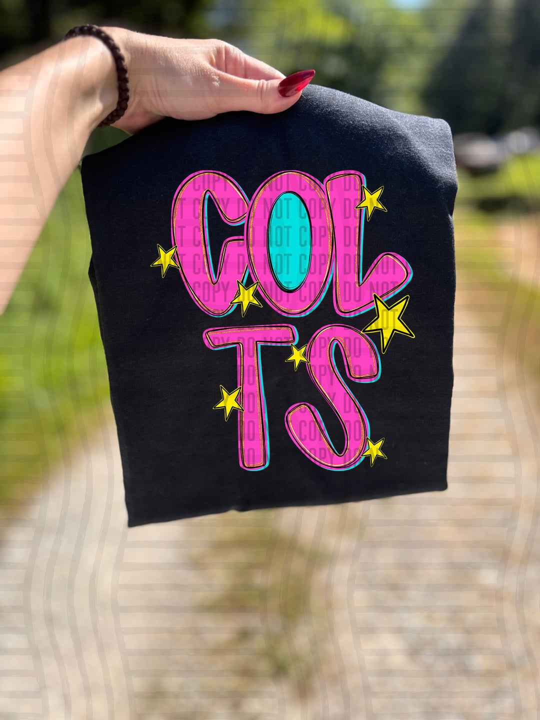Pink Glow DTF Print