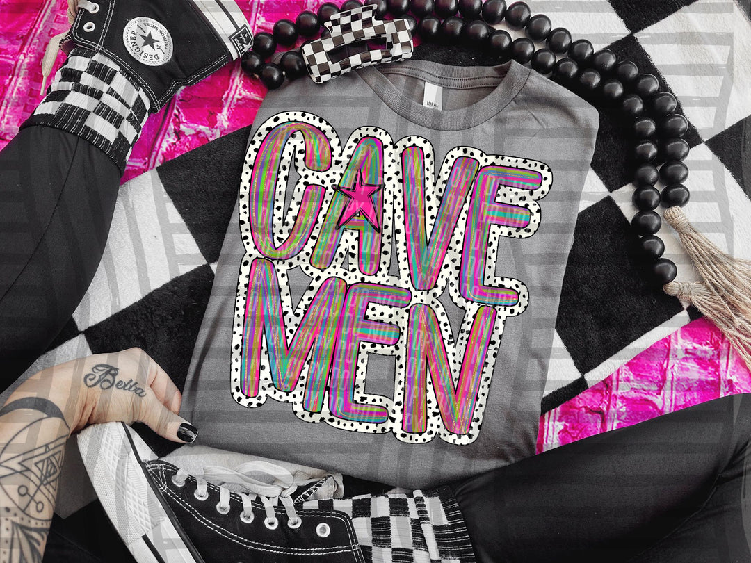 Brushstroke Dots DTF Print