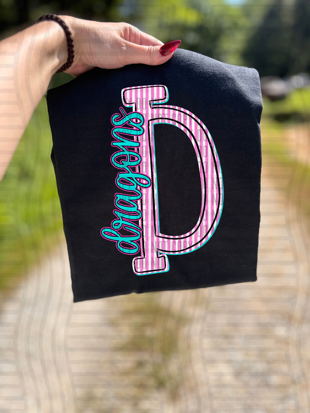 Mixy Pink Seersucker DTF Print