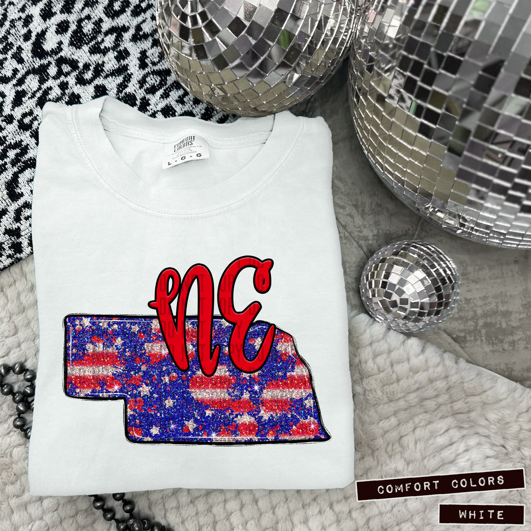 RWB States DTF Print