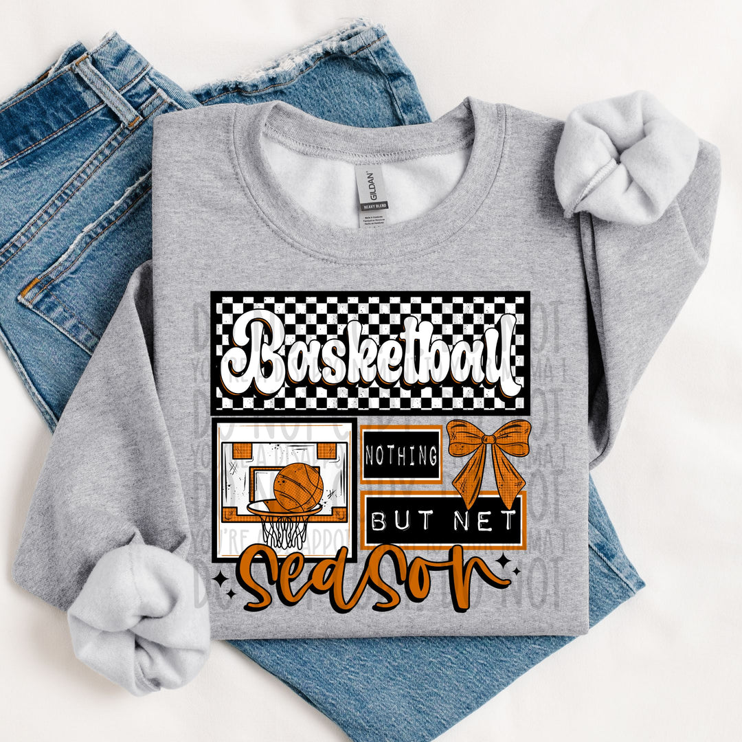 Basketball Season Retro DTF Print