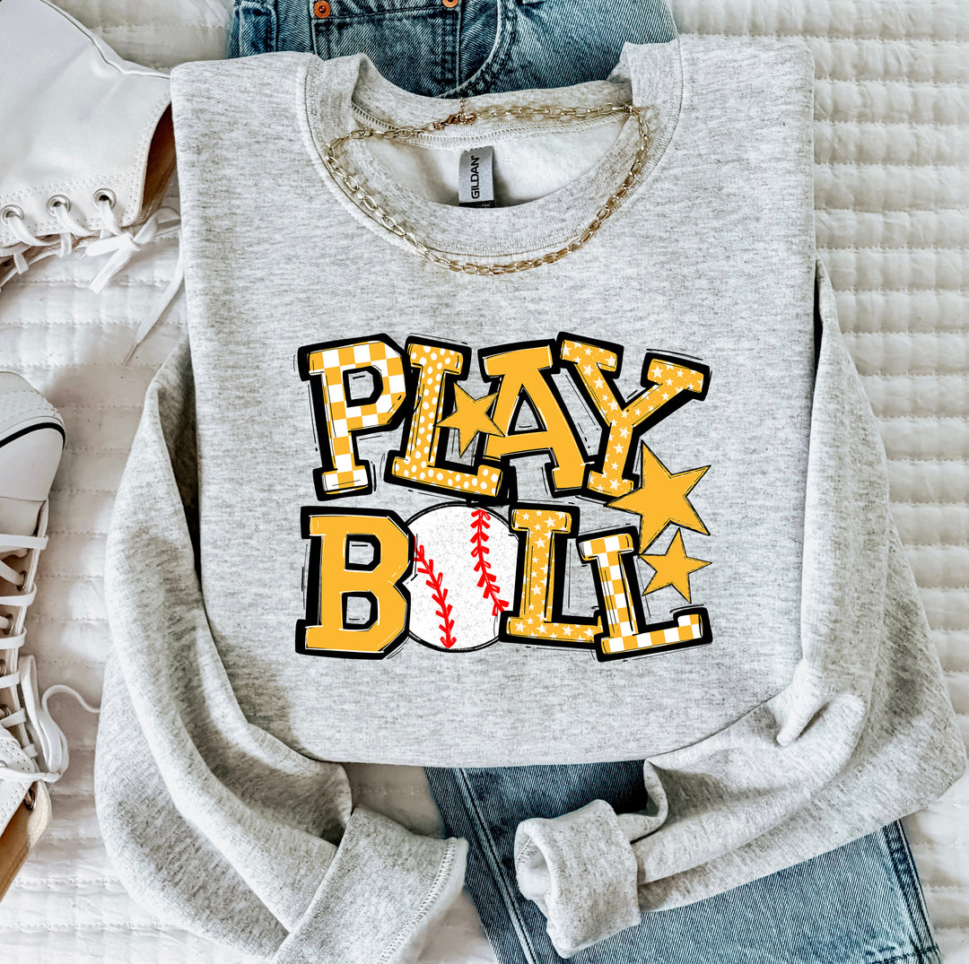 Play Ball Baseball DTF Print
