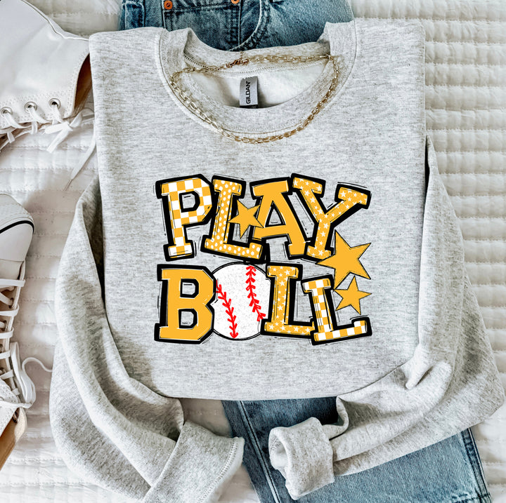 Play Ball Baseball DTF Print