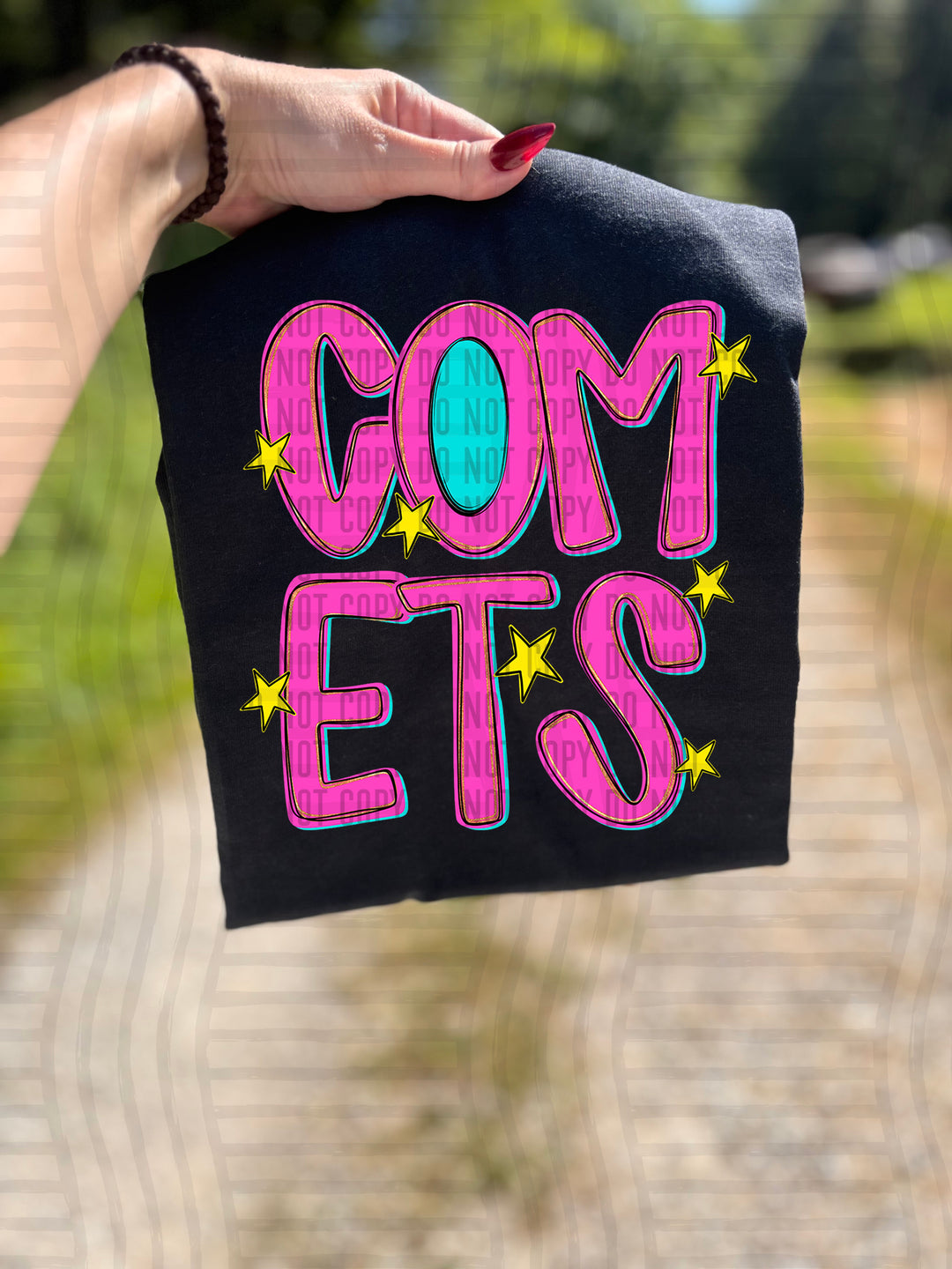Pink Glow DTF Print