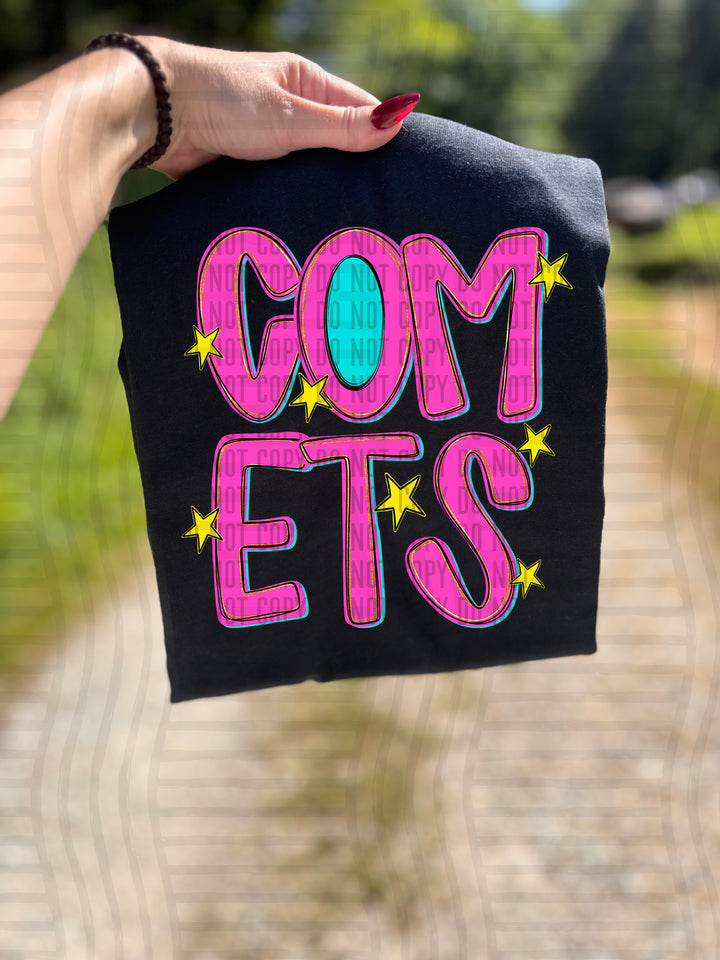 Pink Glow DTF Print