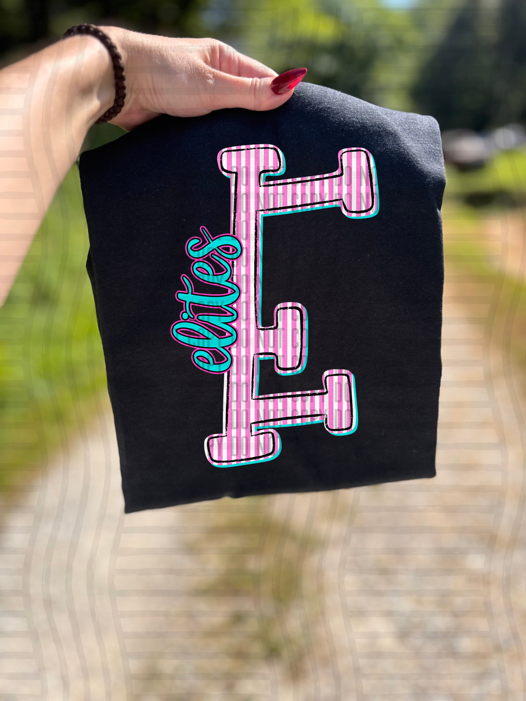 Mixy Pink Seersucker DTF Print