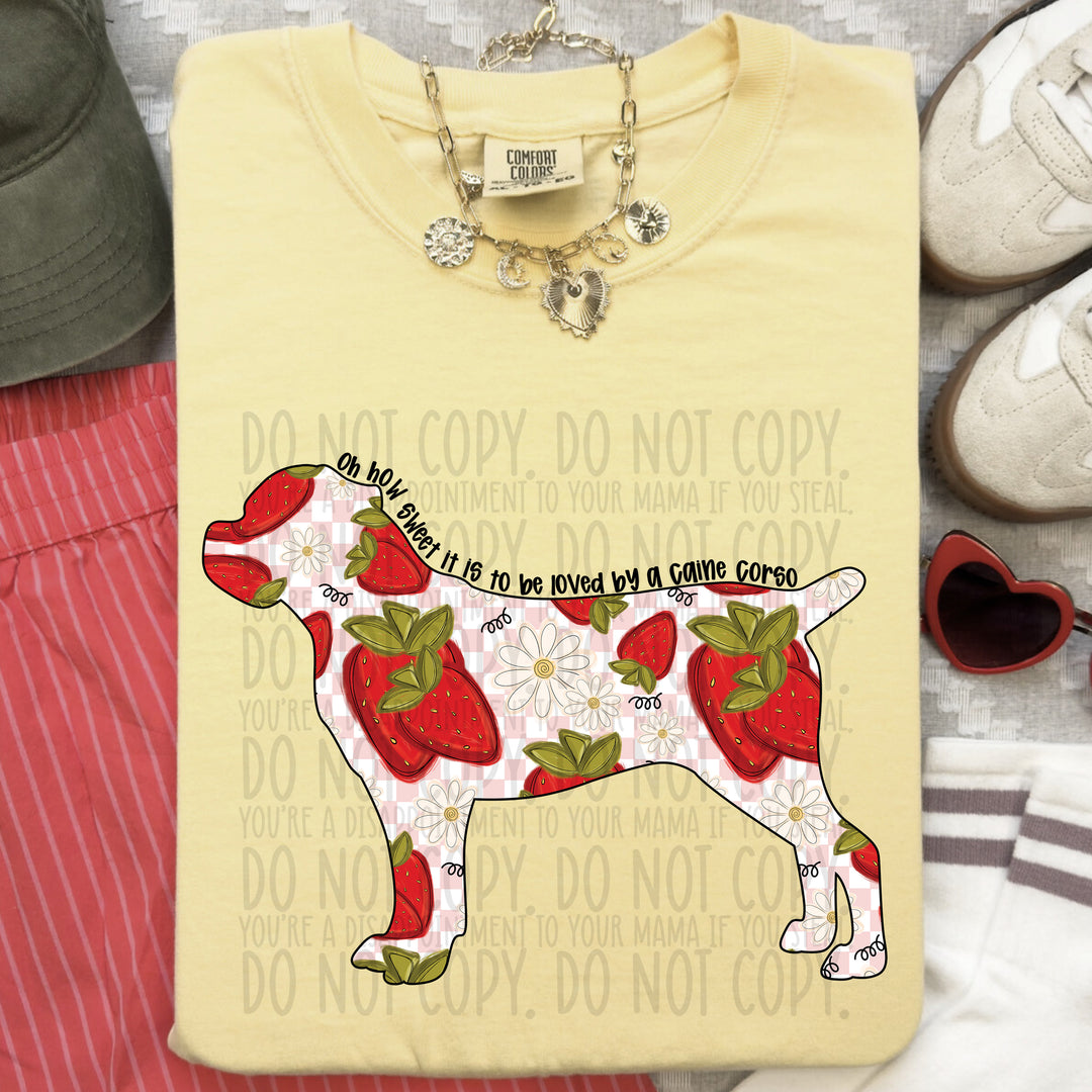 How Sweet Dog DTF Print