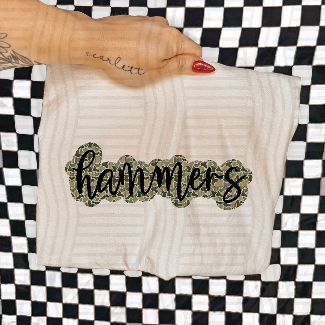 Camo Mascots DTF Print