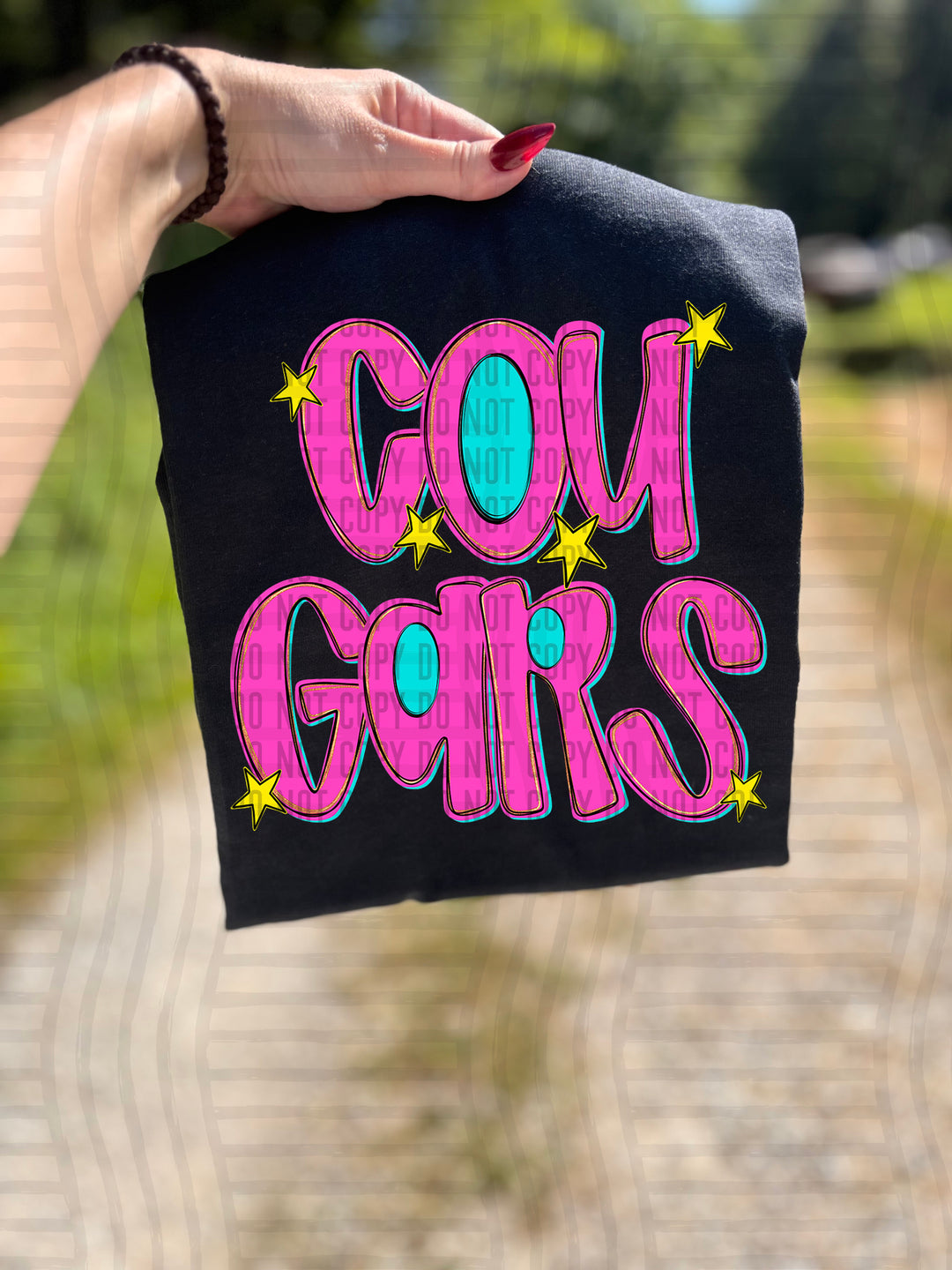 Pink Glow DTF Print