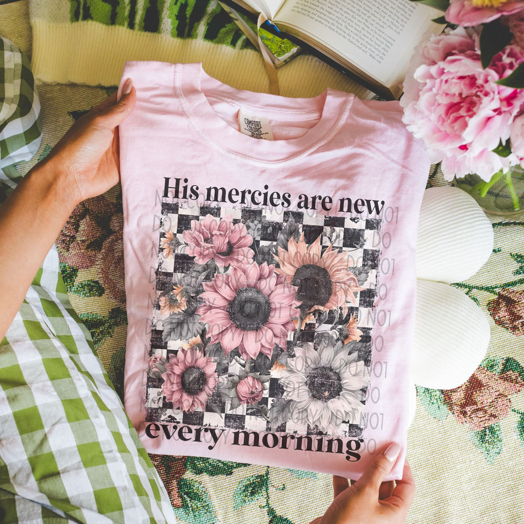 His Mercies Are New DTF Print