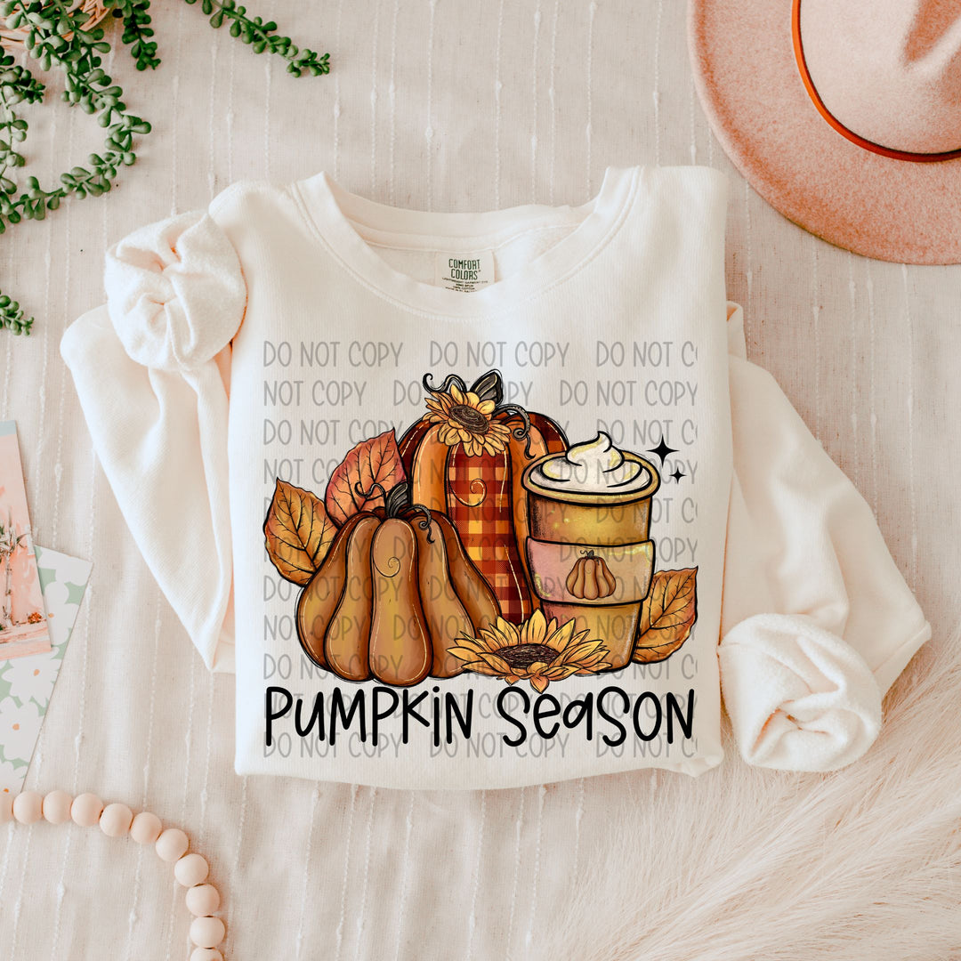 Pumpkin Season DTF Print