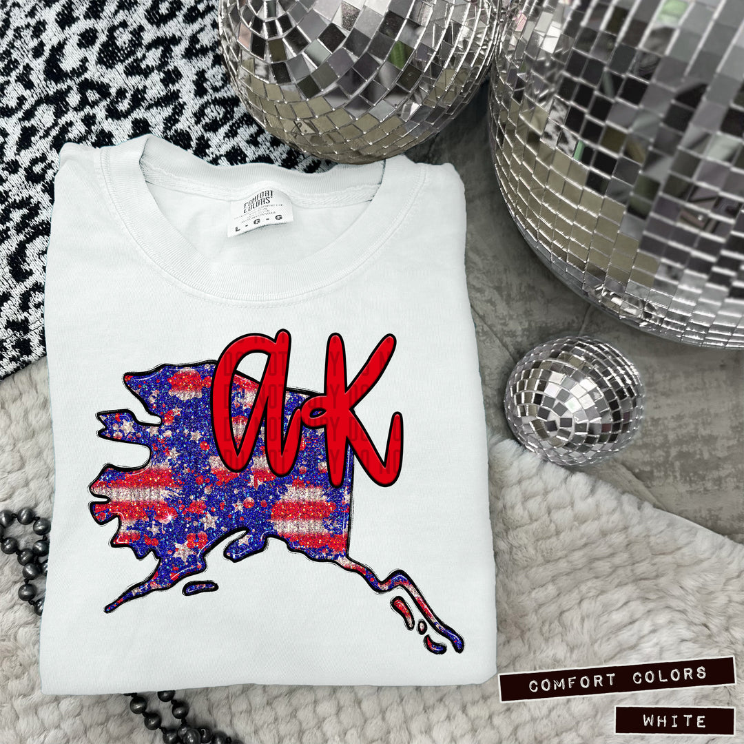 RWB States DTF Print