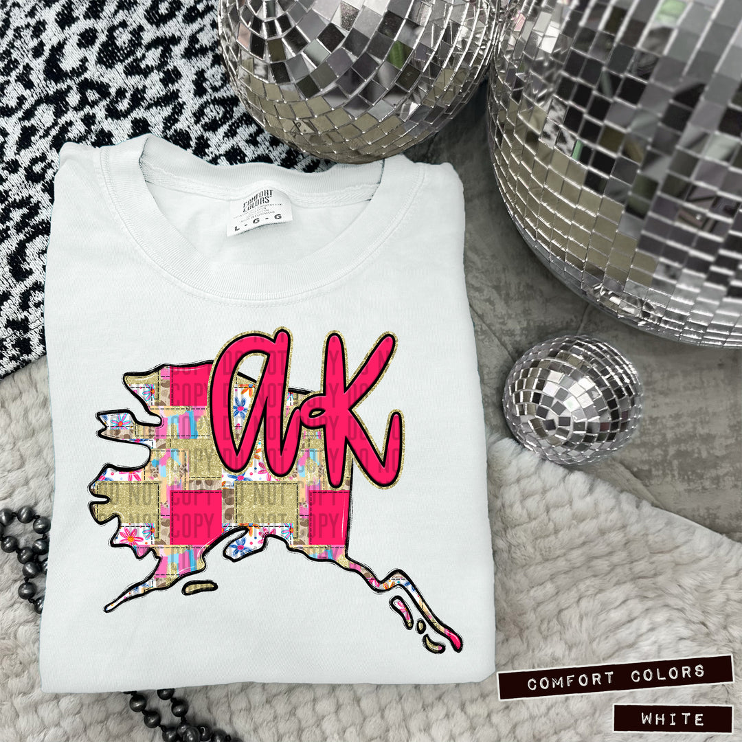 Patches States DTF Print