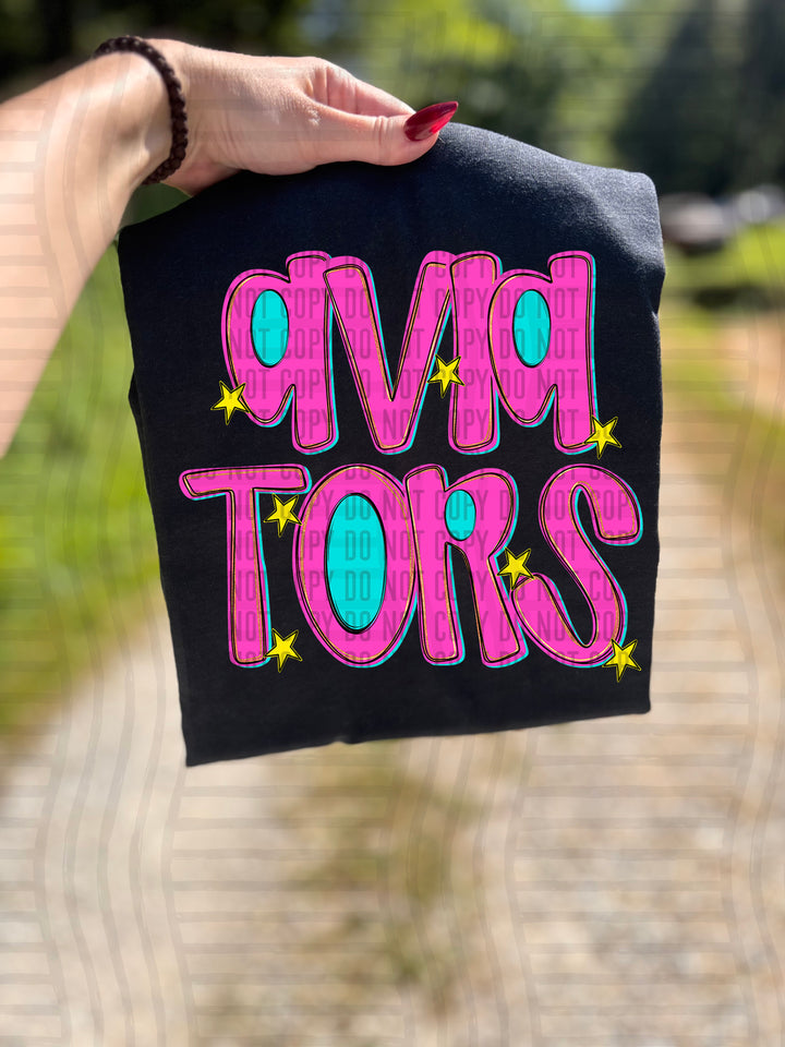 Pink Glow DTF Print