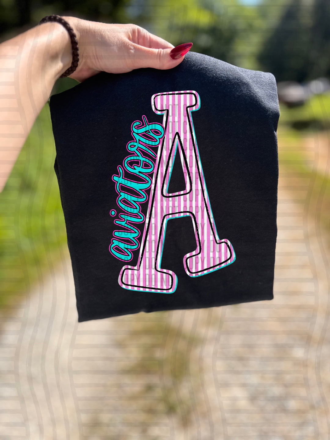 Mixy Pink Seersucker DTF Print