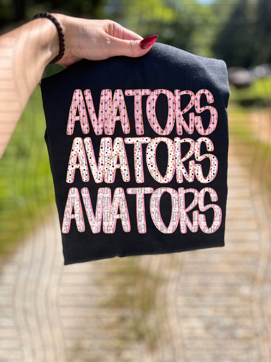 Girly Spooky Triple Stacked DTF Print