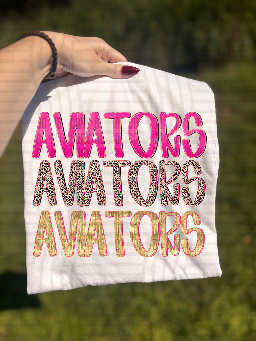 Pretty In Pink Triple Stacked DTF Print