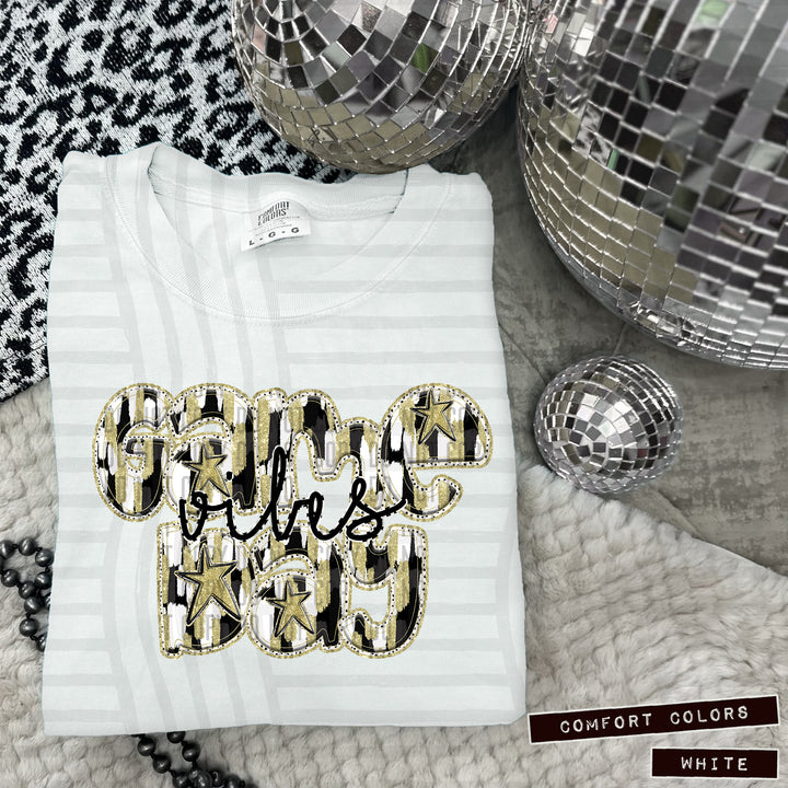 Game Day Vibes Brushstrokes DTF Print