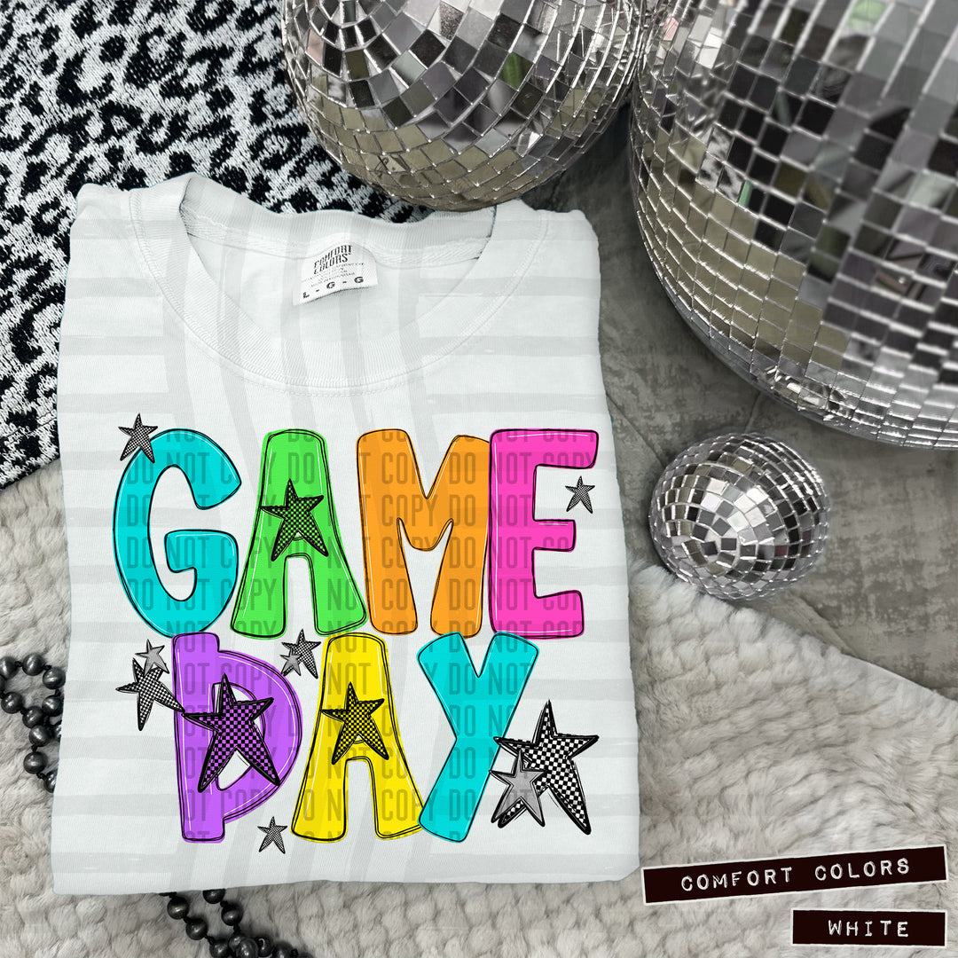 Game Day Checkmate DTF Print