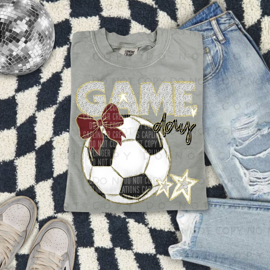 Game Day Soccer DTF Print